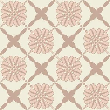 Creative ceramic tile beige monochrome pastel color vector illustration for d Stockillustratie