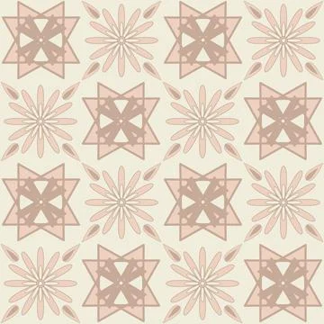 Creative ceramic tile, trendy symmetrical square tile design vector illustrat イラスト素材