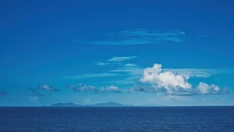 Creative Cerulean Blue Sky Stock Photos