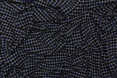 Creative checkered fabric with textile texture background Stock-Illustration
