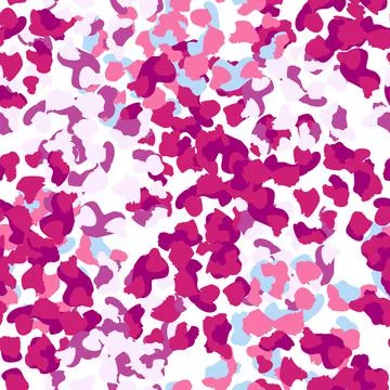 Creative cheetah camouflage seamless pattern. Camo leopard elements backgroun Stock Illustration