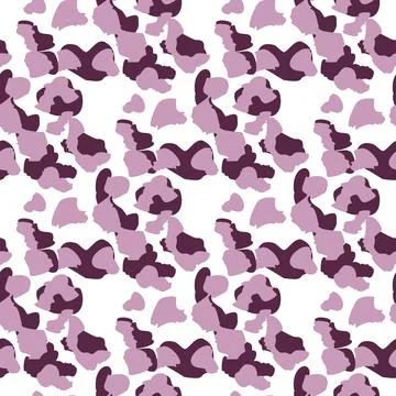 Creative cheetah camouflage seamless pattern. Camo leopard elements backgroun Stockillustratie