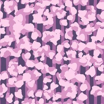 Creative cheetah camouflage seamless pattern. Camo leopard elements backgroun イラスト素材