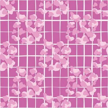 Creative cheetah camouflage seamless pattern. Camo leopard elements backgroun Stockillustratie