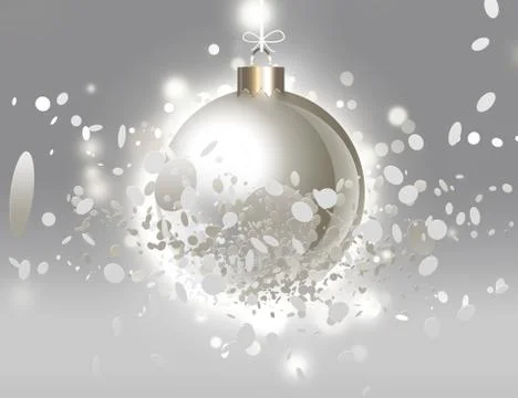 Creative christmas ball Stock Illustration