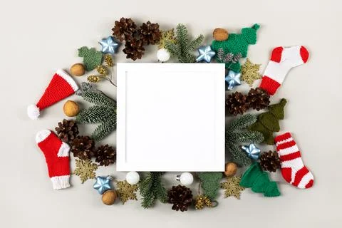 Creative Christmas composition Stock Photos