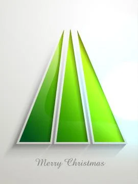 Creative christmas tree Stock Illustration