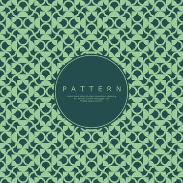 Creative circle abstract seamless pattern. Modern half round repeat pattern. 스톡 일러스트