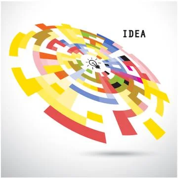 Creative circle abstract vector logo design background. Corporate business te Stock Illustration