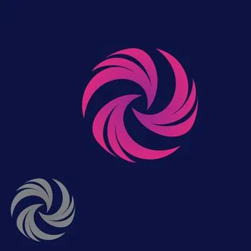 Creative circle concept design symbol Stock Illustration