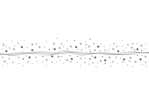 Creative circle shapes and abstract wave background with copy space. Futurist Stock Illustration