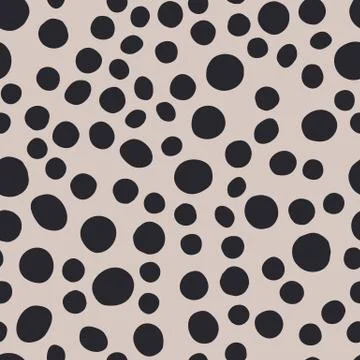 Creative circles seamless pattern. Vector illustration Simple background. Illustrazione stock