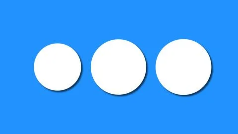 Creative circles sizing loading animation for social media, apps, websites... Stock Illustration