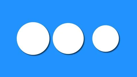 Creative circles sizing loading animation for social media, apps, websites... Stock Illustration