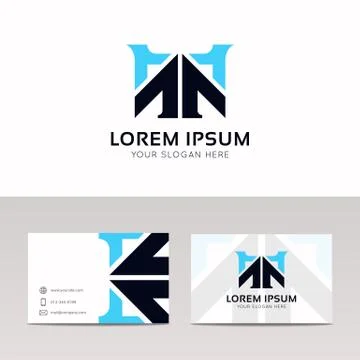 Creative clean logo shape company sign vector icon design Stock Illustration