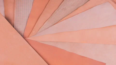 Creative closeup of parchment pages for junk journaling and scrapbooking. Stock Footage 330253939