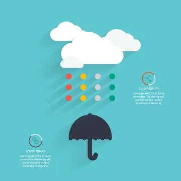 Creative cloud. abstract vector design Stock Illustration