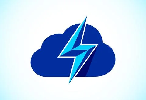 Creative cloud computing vector logo design template. Cloud  logo for your .. 스톡 일러스트