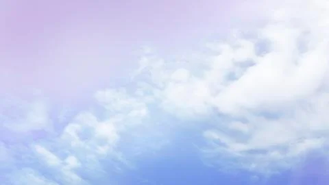 Creative cloudscape on the sky pink violet lilac tones Stock Photos