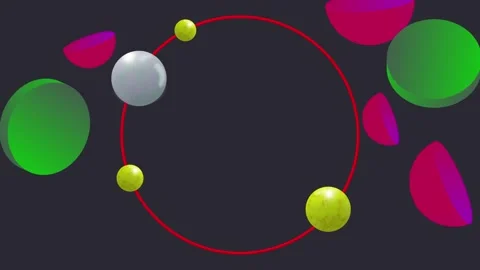 Creative coding animation, likely created using CSS or a similar web develop Stock Footage 321057100