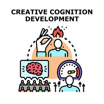 Creative cognition development process enhancing human potential イラスト素材