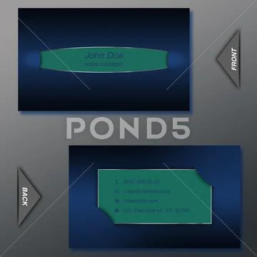 Creative Colorable Business Card PSD Template