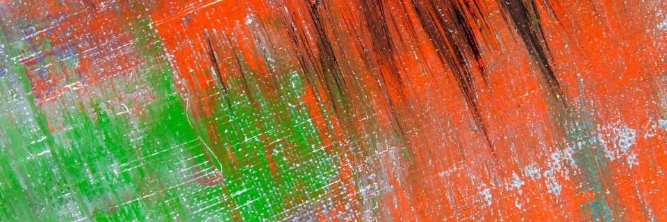 Creative colored background: a temporary pattern of strokes and stains of fre Stock Illustration