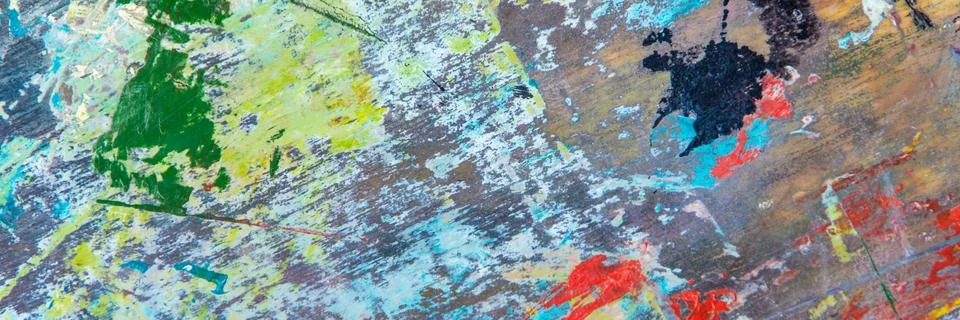 Creative colored background: a temporary pattern of strokes and stains of fre Stock Photos