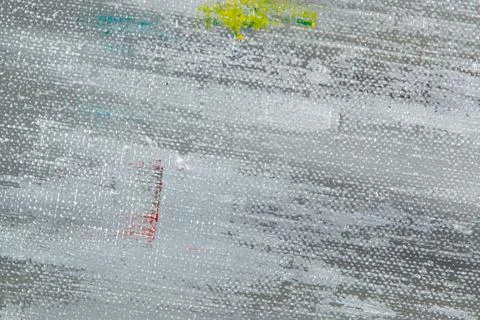 Creative colored background: a temporary pattern of strokes and stains of fre Stock Photos