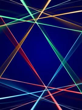 Creative colorful abstract background with light lines Stock Illustration