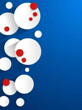 Creative colorful circles background Stock Illustration