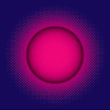 Creative colorful halftone pattern design Illustrazione stock