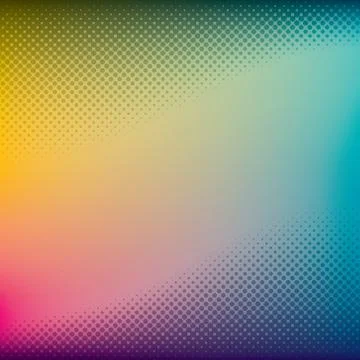Creative colorful halftone pattern design Illustrazione stock