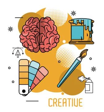 Creative colors and ideas Stock Illustration