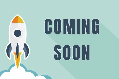 Creative Coming Soon Poster Design. Stock Illustration