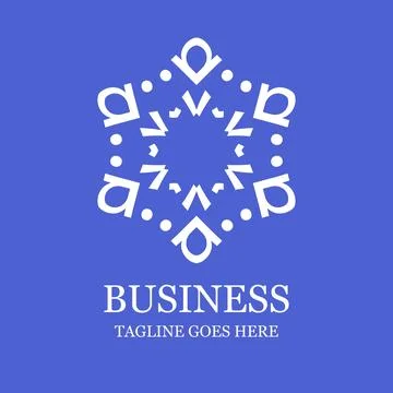 Creative Company logo design with typography vector Stock Illustration