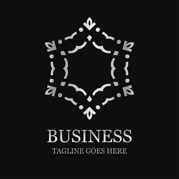 Creative Company logo design with typography vector Stock Illustration