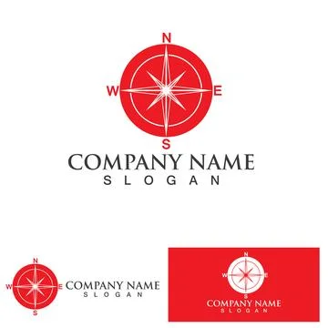 Creative Compass Concept Logo Design Template イラスト素材