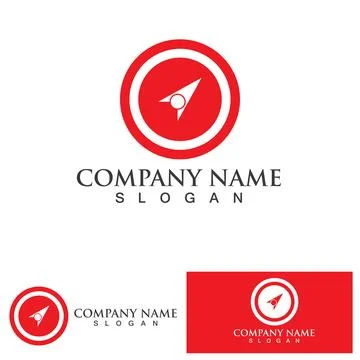 Creative Compass Concept Logo Design Template イラスト素材