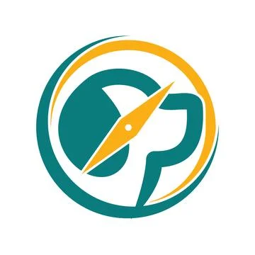 Creative Compass Logo Design Concept Stock Illustration