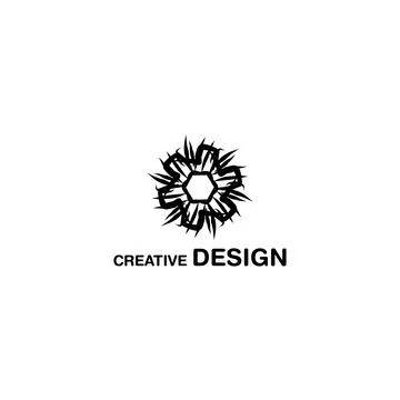 Creative Complicated Abstract Vector Logo Design EPS10 Stock Illustration