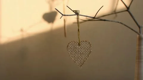 Creative composition in neutral colors for Valentine's Day. Stock Footage 147735581