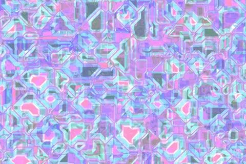 Creative computer acid pattern cg background illustration Illustrazione stock