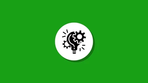 Creative concept animation representing problem solving idea generation and.. Stock Footage 327762576