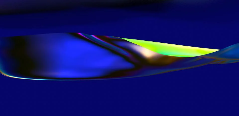 Creative concept fluid colors background, 3d render Stock-Illustration