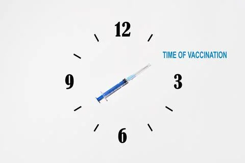 Creative concept of global population vaccination. Stock Photos