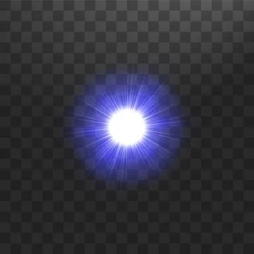 Creative concept Glow light effect stars bursts with sparkles isolated on Stock Illustration