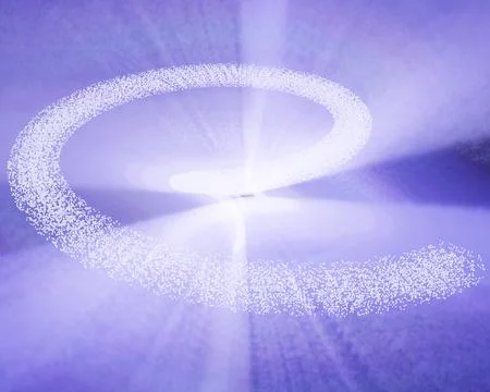 Creative concept, glow light effect stars bursts with sparkles isolated on bl Stock Illustration