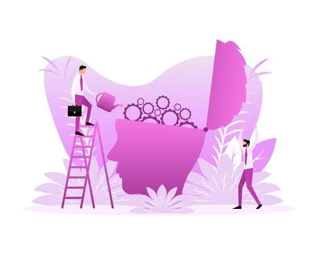 Creative concept idea. Creative vector illustration. Team work concept 스톡 일러스트