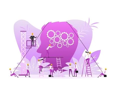 Creative concept idea. Creative vector illustration. Team work concept 스톡 일러스트